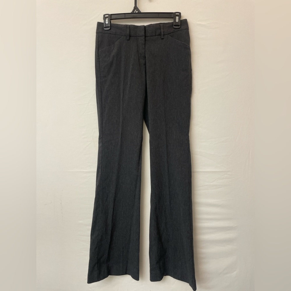 Express Dress Pants Women’s size 0/R Heather Charcoal Gray Straight/Bootcut (M2)